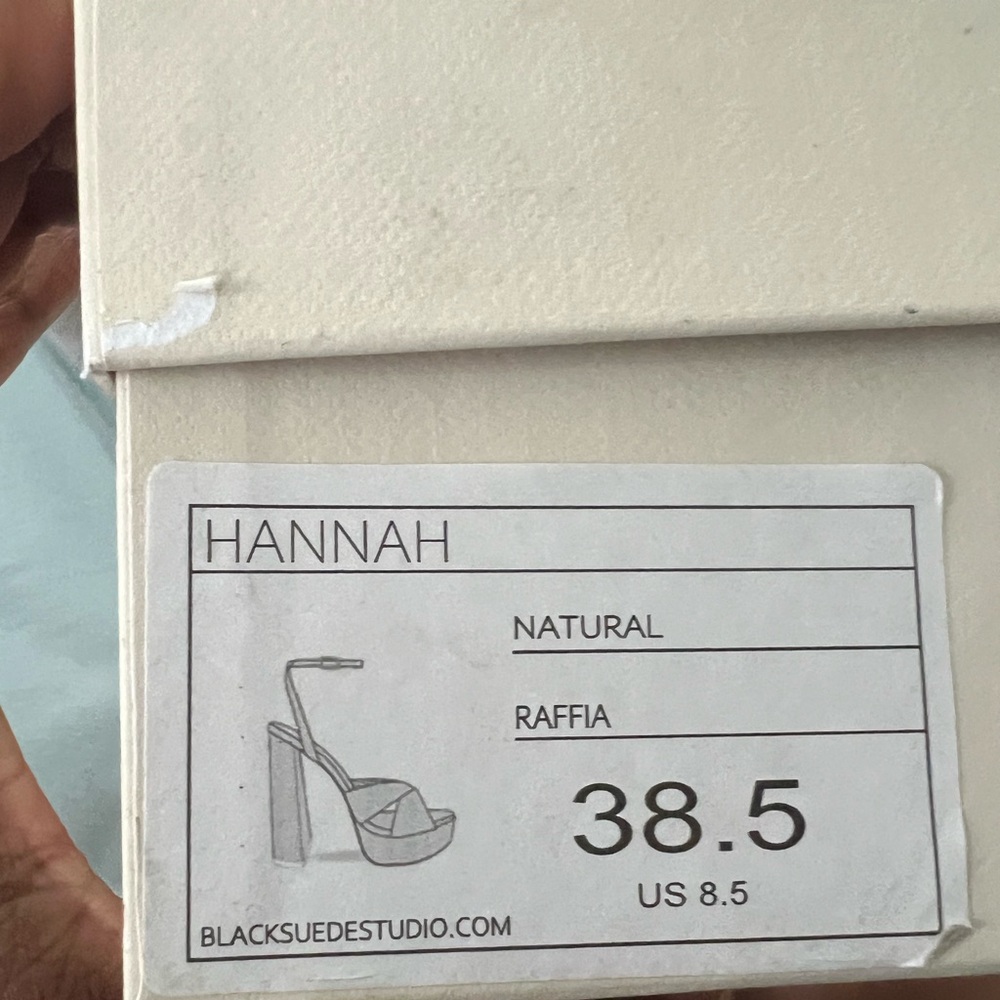 Raffia Platform Sandals - image 5